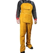 HOT Professional Welding Apron Leather Welder Clothes Carpenter Blacksmith