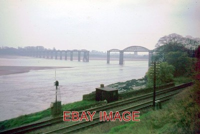 PHOTO  THE SEVERN RAILWAY BRIDGE THIS BRIDGE USED TO LINK SHARPNESS TO LYDNEY. I