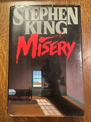 Misery by Stephen King (1987, Hardcover) FIRST EDITION THRILLER SUSPENSE HORROR