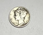 1944 90% Silver Mercury dime.