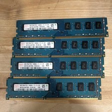 Hynix 16GB 4x 4GB DDR3 DIMM PC3-12800U 240-Pin RAM Modules