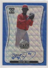 2020 Leaf Metal Draft Blue Wave 10/20 Hector Yan #BA-HY1 Auto 5m1