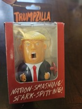 Trumpzilla Walking Sparking Wind up Donald Trump Action Figure Toy