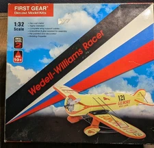First Gear Diecast Metal Model Airplane Wedell-Williams Racer 1:32 Scale NEW!!