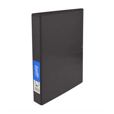 Bantex A4 4D-Ring insert Binder Long Lasting Durable Polypropylene 25mm Black