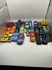 Lot Of 27 Diecast Cars. Random. Used. Includes 4 Pixar Cars