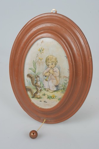 Vintage Reuge Swiss Child's Wall Hang Music Box Switzerland Schubert Lullaby - Picture 2 of 6
