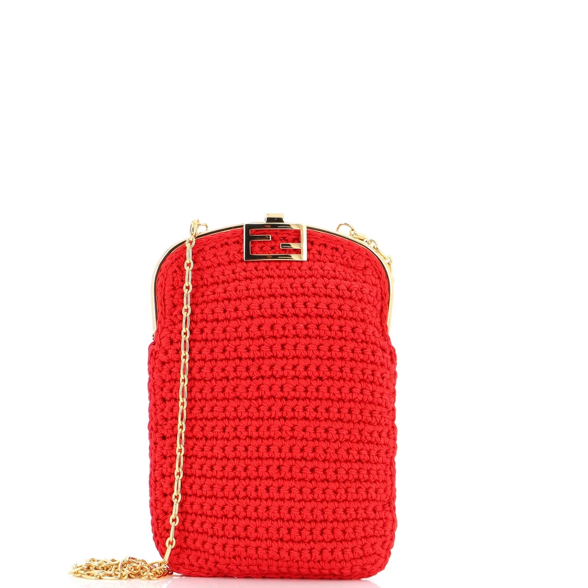 Fendi crochet bag sale