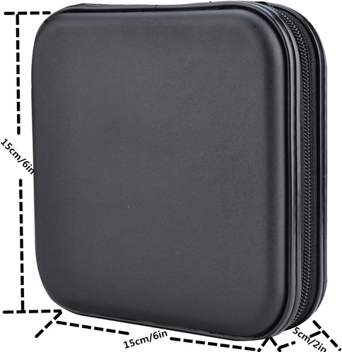 CD DVD Wallet, 32 Capacity Heavy Duty, DVD CD Case Holder for Car,Portable DVD/V - Picture 2 of 8