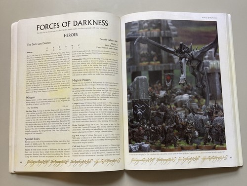 LOTR Return Of The King Rule Book Manual MESBG Warhammer OOP - Picture 13 of 21