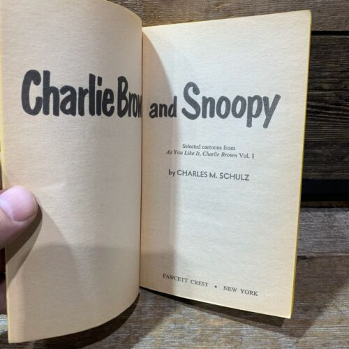 1963 Fawcett Crest, Charlie Brown and Snoopy, by Charles M. Schulz, Paperback - Imagen 2 de 6