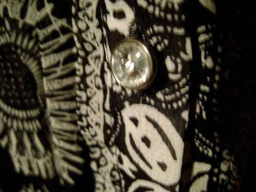 VINTAGE LLOYD WILLIAMS WOMANS SIZE LARGE FLOWER LACE BELL SLEEVE SHIRT/BLOUSE - Picture 7 of 11