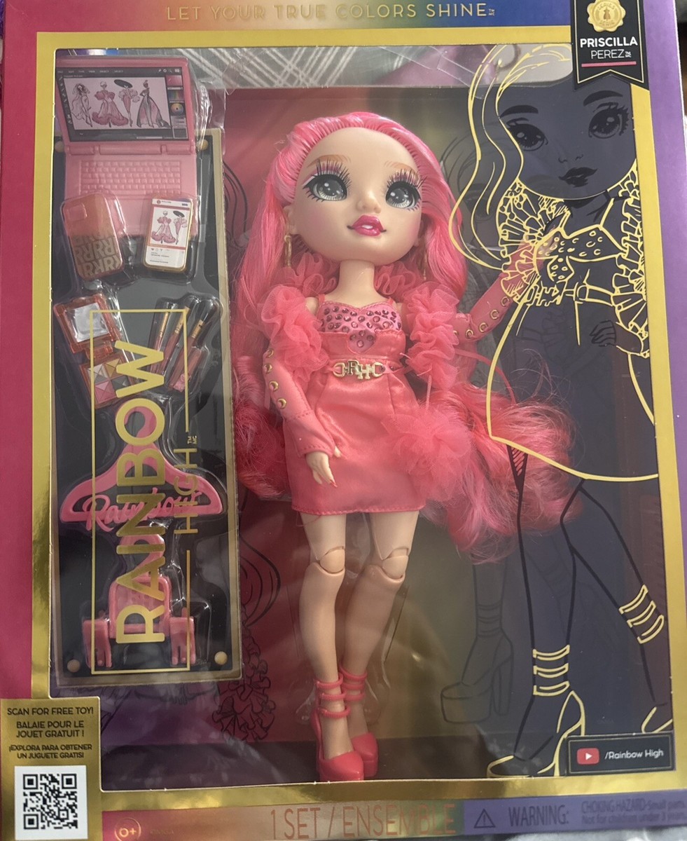 プリシラズドール Rainbow High Priscilla Perez Hot Pink Fashion Doll w Accessories