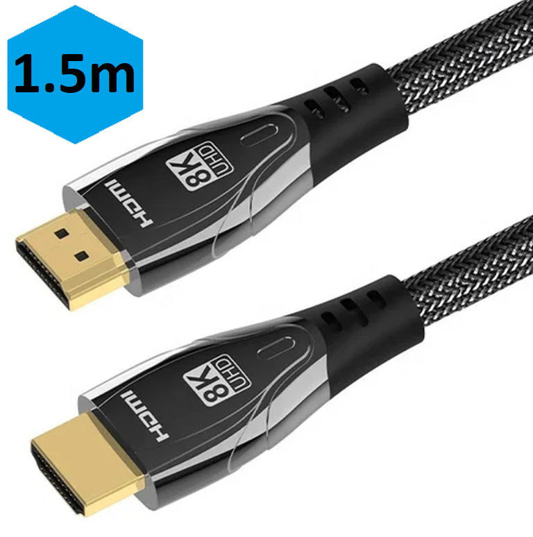 HDMI Cable 8K 2.1 Ultra High Speed 48Gbps UHD Gold PS4 PS5 XBOX Sky