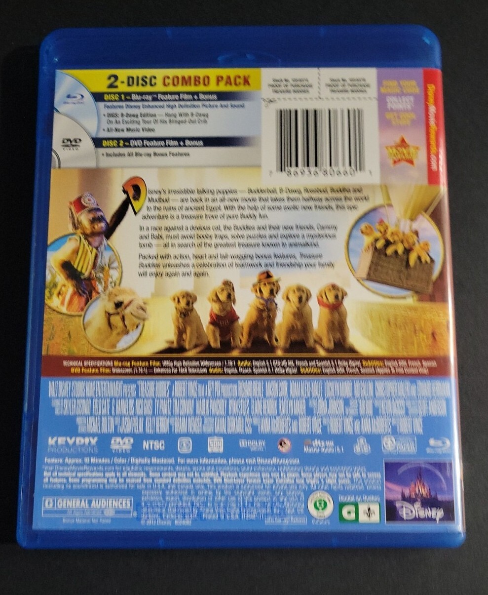 Treasure Buddies (Bluray , 2012) Preowned, Bluray Only eBay