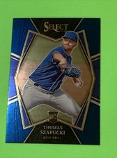 2022 Panini Select Thomas Szapucki Rookie Premier Level Retail Blue #103 NYM RC
