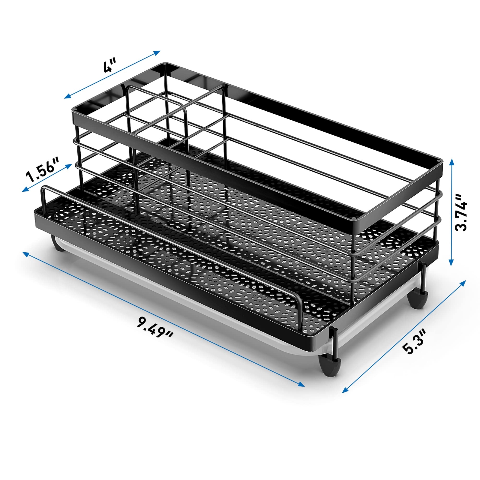 Sponge Holder For Kitchen Sink Organizer Kitchen Sink Accessories With Drip Tray