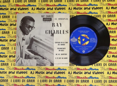 LP 45 7'' RAY CHARLES Sentado en la cima del mundo Organicemos un baile Me he