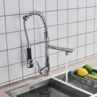 Chrome Kitchen Faucet 360°Swivel Single Handle Sink Pull Down Sprayer Mixer Tap — photo 4