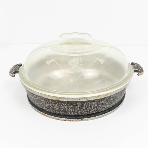 Vintage Guardian Service 9" Diameter 2" Deep Cookware  Pan Casserole  Glass Lid - Picture 6 of 16