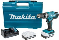 Makita Cordless Combi Drill G-series 18v With 2 Batteries 74-piece Accessory Kit Makita Cordless Combi Drill G-series 18v With 2 Batteries 74-piece Accessory Kit