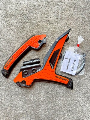ACERBIS  BLACK & ORANGE FRAME GUARDS FITS KTM  EXC 125 250 300 TPI  2024