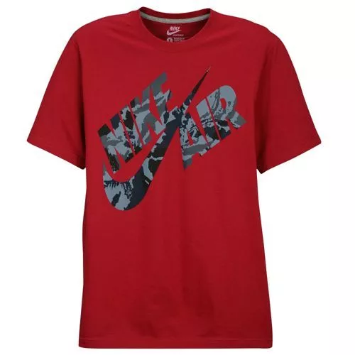 Red camo nike shirt hotsell