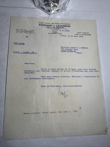 Catálogo folleto Panhard & Levassor 1959 carta firmada por el presidente y director - Imagen 5 de 13