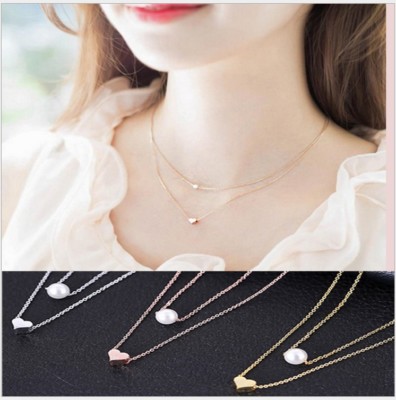 ★ENGBROX★ silver925 romance pearl layered necklace EBNL240 romance pearl layered necklace - ENGBROX | 60% - Asian