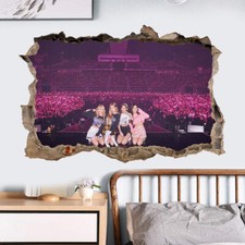 Blackpink Concert Broken Hole in Wall Vinyl Sticker K-pop K Pop Lisa Rose Decal