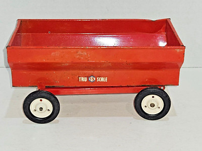 Vintage Tru Scale Flare Grain Wagon 1/16 for Parts/Restoration