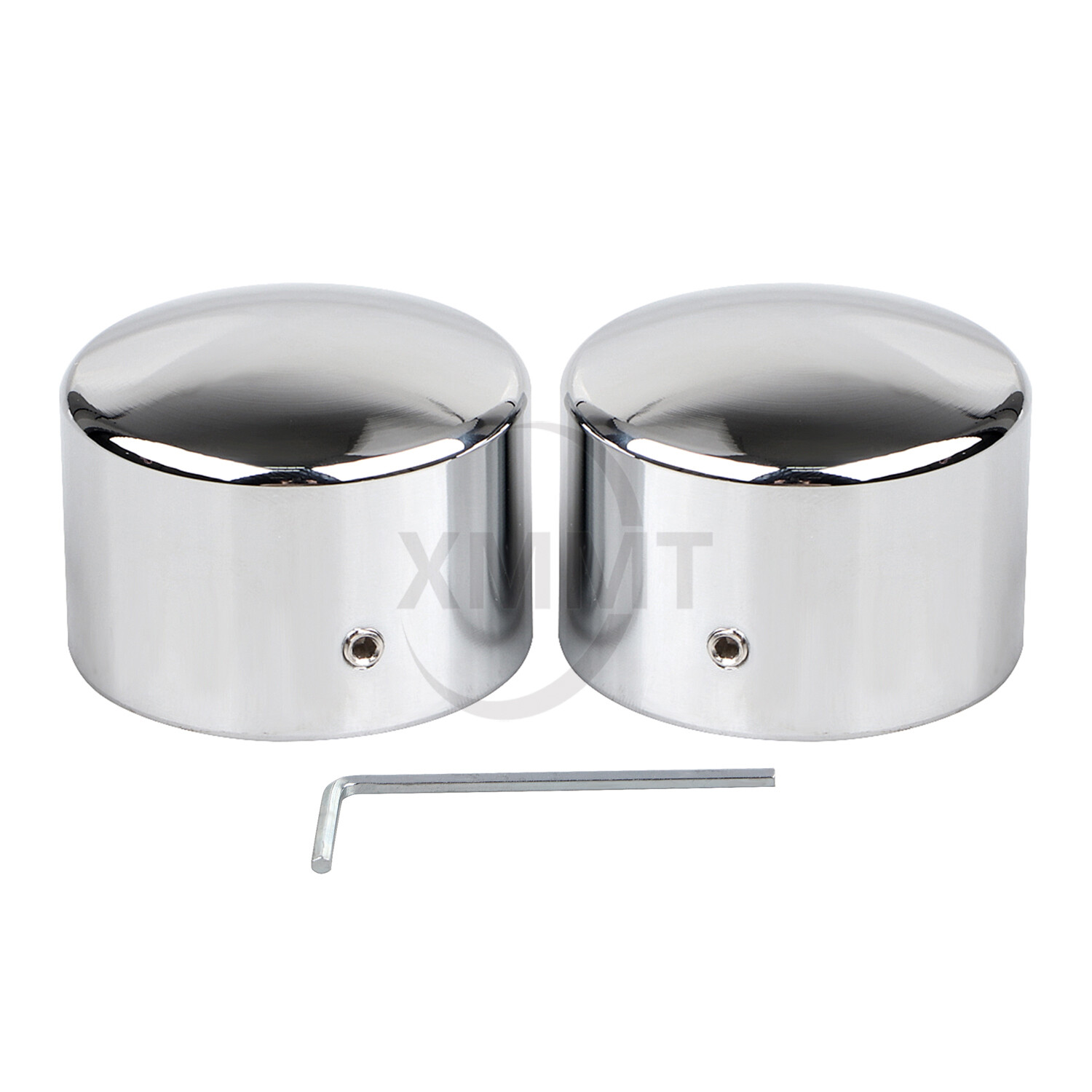 Chrome Front Axle Nut Covers For Harley Road King Electra Glide Classic