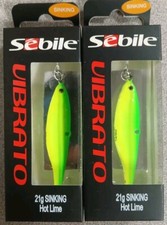 2 Sebile Vibrato Sinking 2&5/8"  3/4 oz. Hot Lime