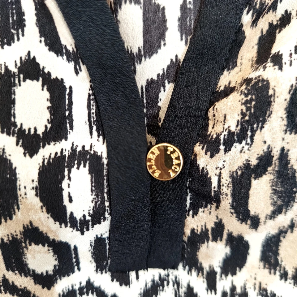 Mujer.Ellen Tracy Tank Talla Grande XL Estampado Animal Geométrico V15 Foto 3 de 3