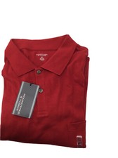 Gold Label Roundtree  Yorke Men's Short Shirt, 100 Pima Cotton RED 55C XL.