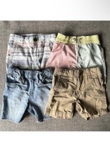 Baby Gap lot of 4 boy shorts- denim, khaki, striped and swim Size 12-18 months
