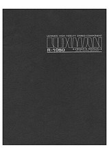 Bedienungsanleitung-Operating Instructions pour Luxman R-1050