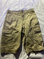 WearFirst Teens Cargo Shorts Pockets Beige Size 16 NEW