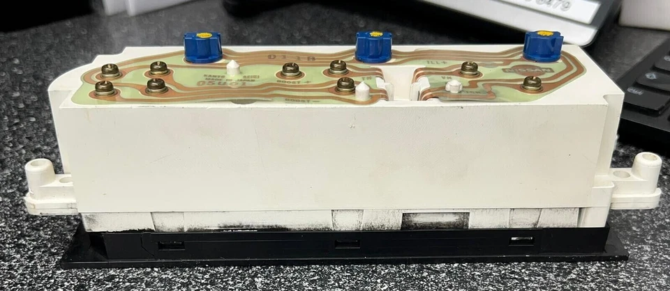 INDICADORES CENTRALES TRIPLES NISSAN SKYLINE R32 GTR (ver fotos y descripción) Foto 3 de 4