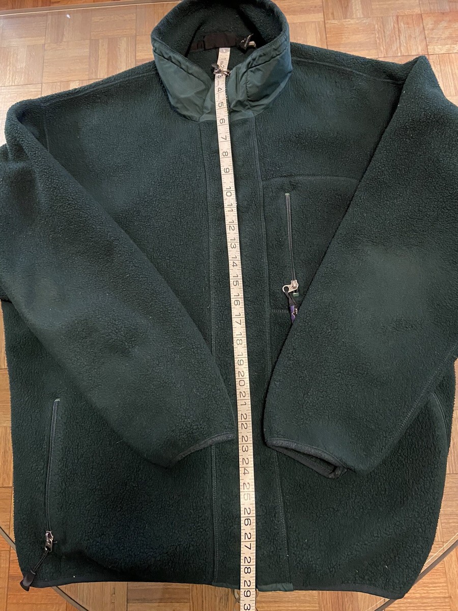 Patagonia Synchilla Vintage Retro Fleece Hunter Green Made Patagonia Synchilla Vintage Retro Fleece Hunter Green Made