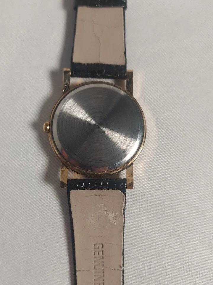 Reloj de cuarzo Eastern Time N.Y. esfera negra diamantes genuinos para hombre y mujer Foto 4 de 4