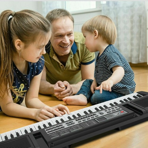 Klawiatura elektroniczna Muzyka cyfrowa Pianino 61 przycisków Mikrofon USB dla dzieci2 - Zdjęcie 8 z 12
