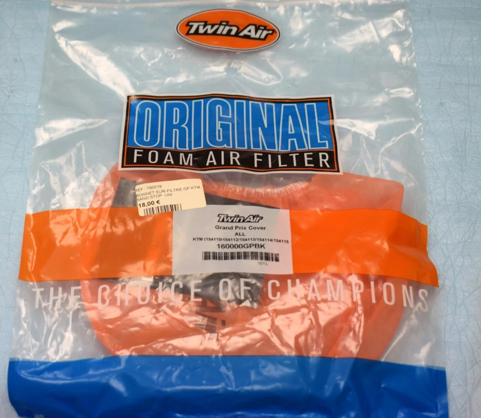1 Sur-filtre à air TWIN AIR KTM SX 125 144 150 250 SX-F 250 350 450 11/15 EXC-F - Photo 1/1
