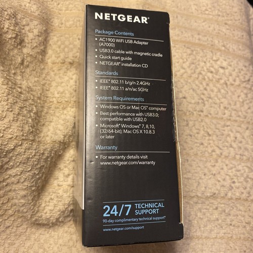 NOWY Netgear Nighthawk AC1900 Adapter USB WLAN *DARMOWA WYSYŁKA* - Zdjęcie 2 z 6