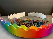 School Bulletin Board Borders Swirled Colors and Multicolor