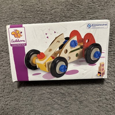 Eichhorn Constructor: Rennauto 3in1 Holz Spielzeug 