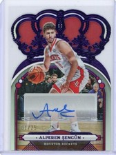 2022-23 Panini Crown Royale Basketball Auto Purple #CS-ASG Alperen Sengun #01/25