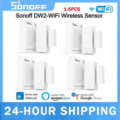 Sonoff DW2-WiFi Wireless Security Door/Window Sensor Alarm Notification Smart Sc