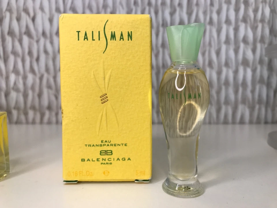 Raro Lote 4 *MINI Perfumes JEAN-LOUIS SCHERRER, BALENCIAGA, LANVIN, AURA JACOMO Foto 4 de 4