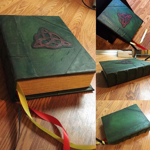 Book Of Shadows Green Cover Bound Spells Records Spellbook Retro Gifts - Picture 4 of 6